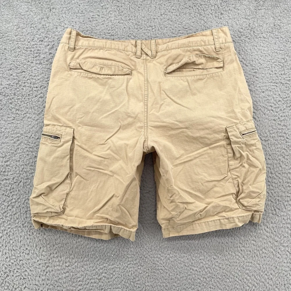 Vintage Nike Cargo Shorts Mens Medium Khaki Military Fatigue Utility Y2k Outdoor